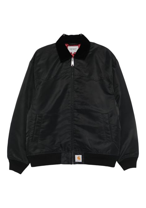 giacca santa fe alumni uomo nera CARHARTT WIP | I03514731Y.XX